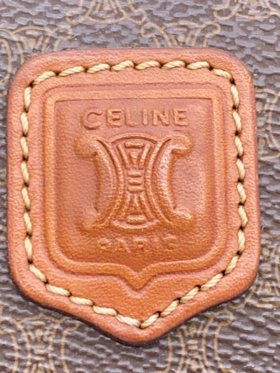 CELINE Handbag Macadam Pattern BRW 5