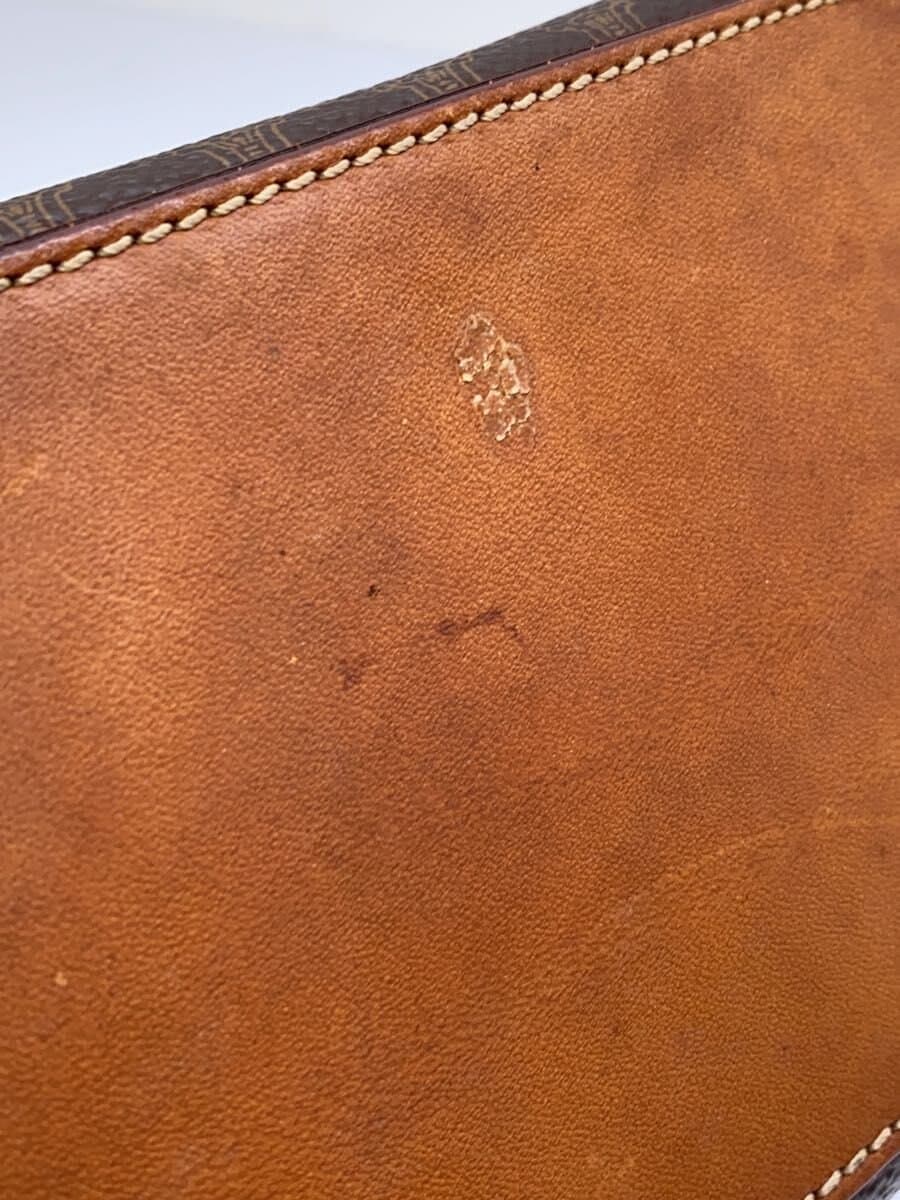 CELINE Handbag Macadam Pattern BRW 8