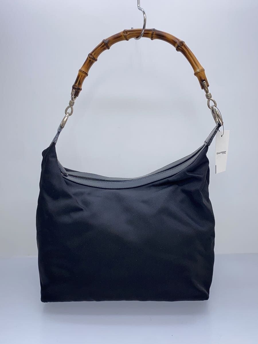 GUCCI Bamboo Handle Handbag BLK 000.2214.0531 ※With Wear 3