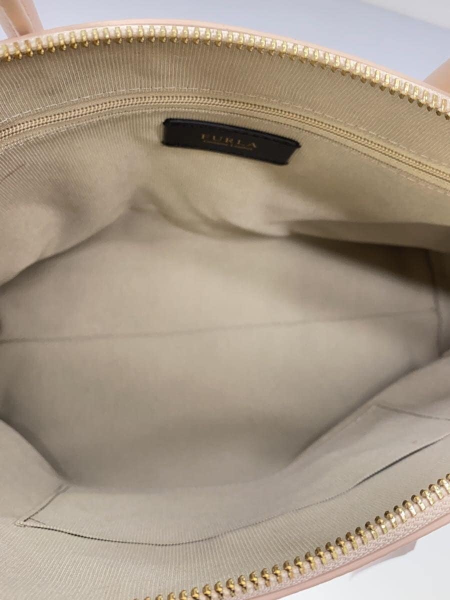 FURLA Handbag Leather BEG 149538 6