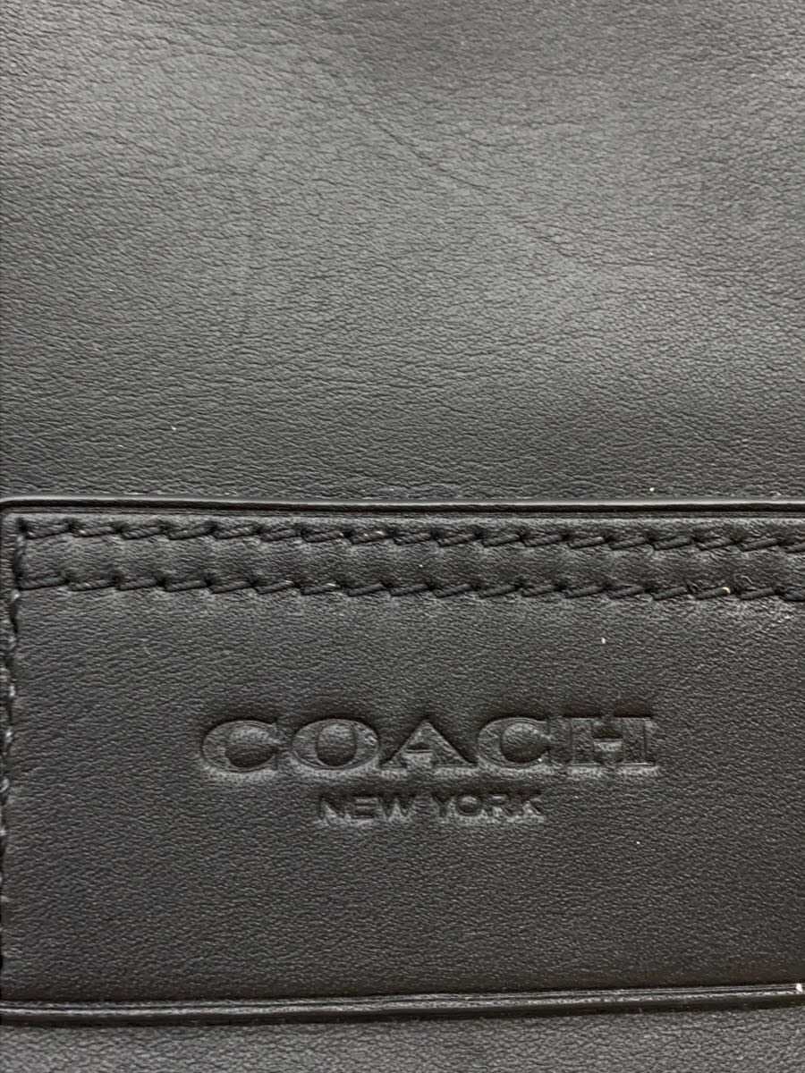 COACH Waist Bag Leather BLK Solid C2716 5