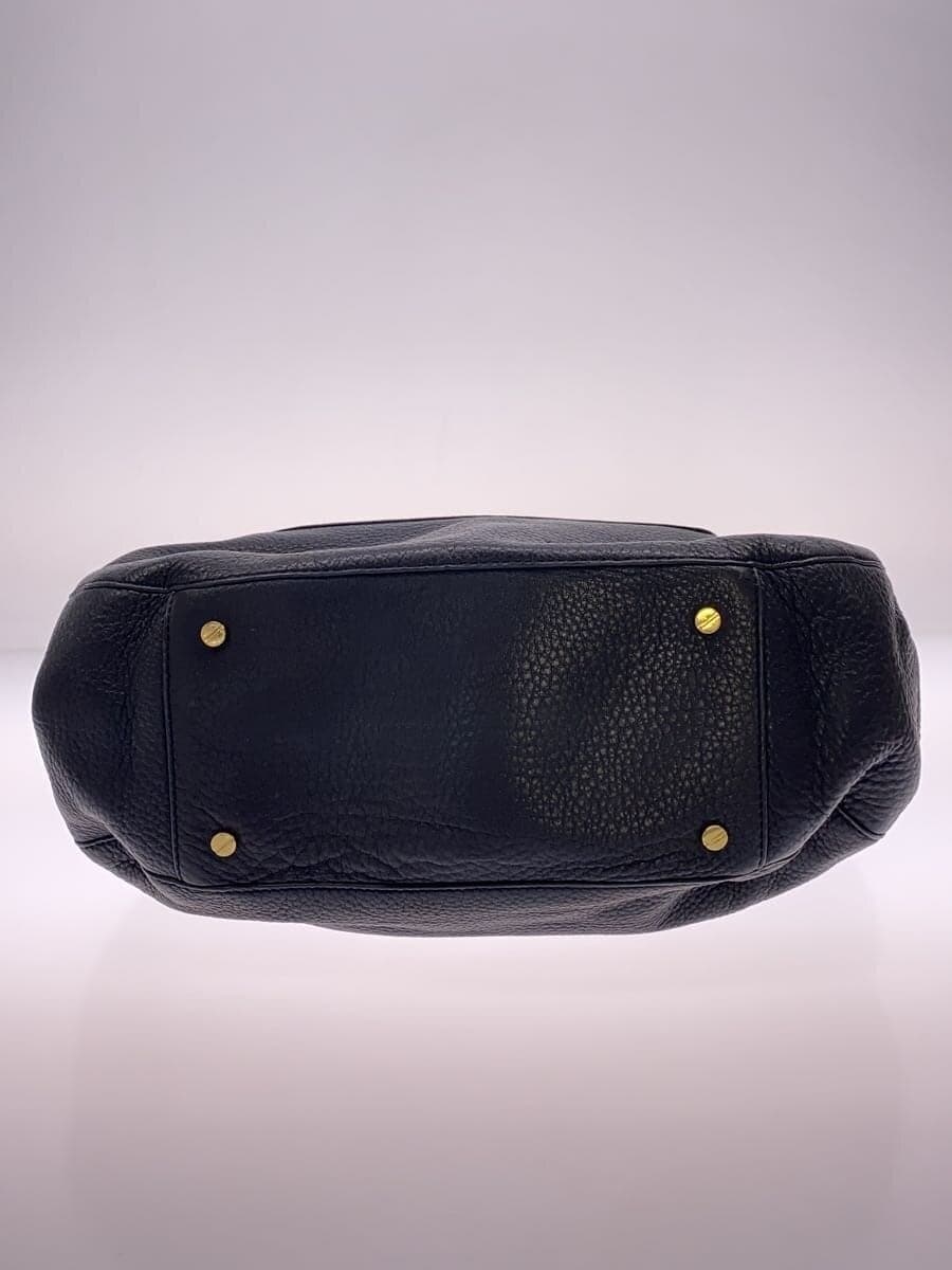 TORY BURCH 2-way handbag leather black 4
