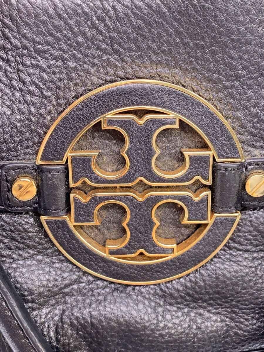 TORY BURCH 2-way handbag leather black 5