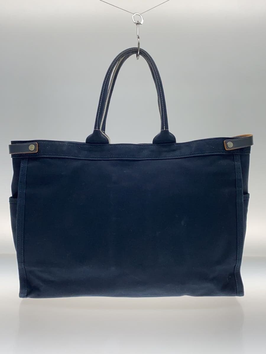 PORTER GIRL Tote Bag Canvas NVY Plain *Has stains 3