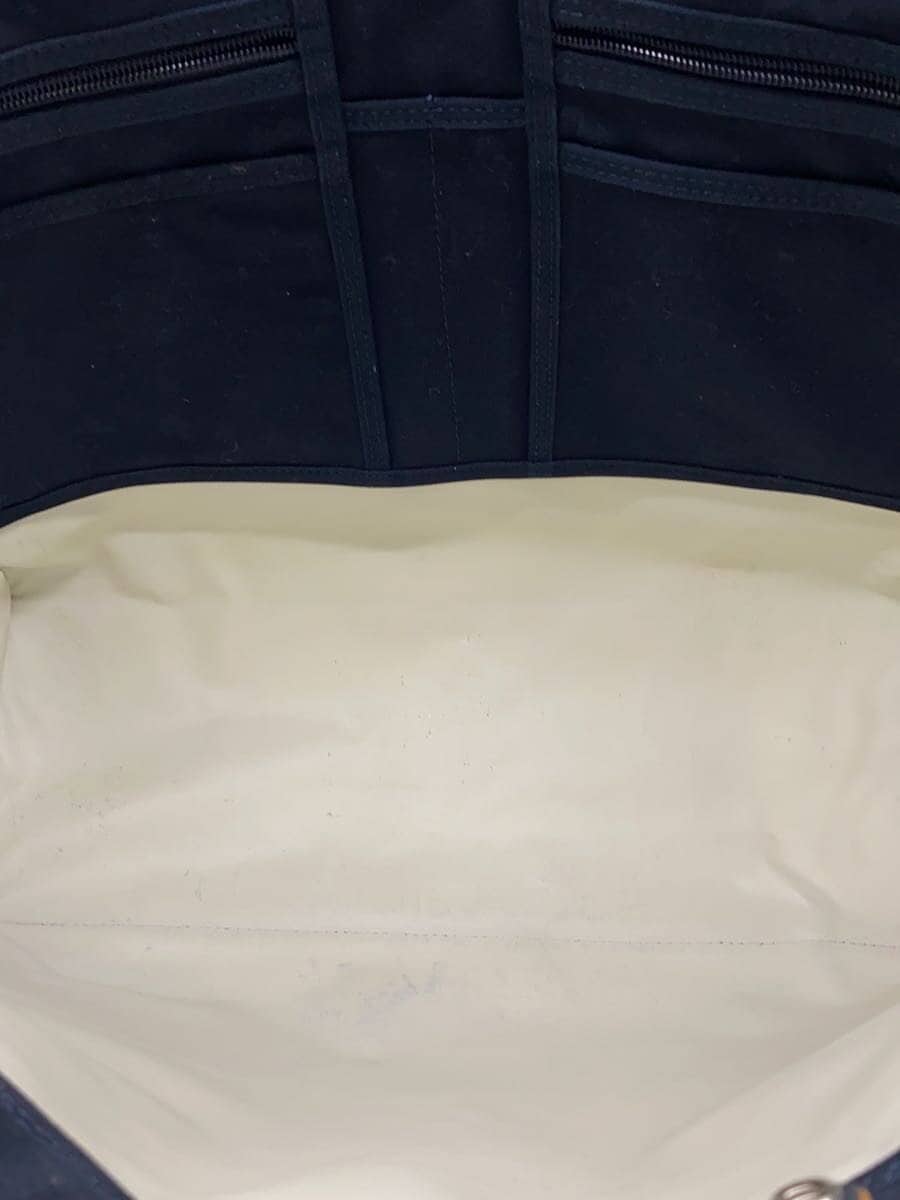 PORTER GIRL Tote Bag Canvas NVY Plain *Has stains 6