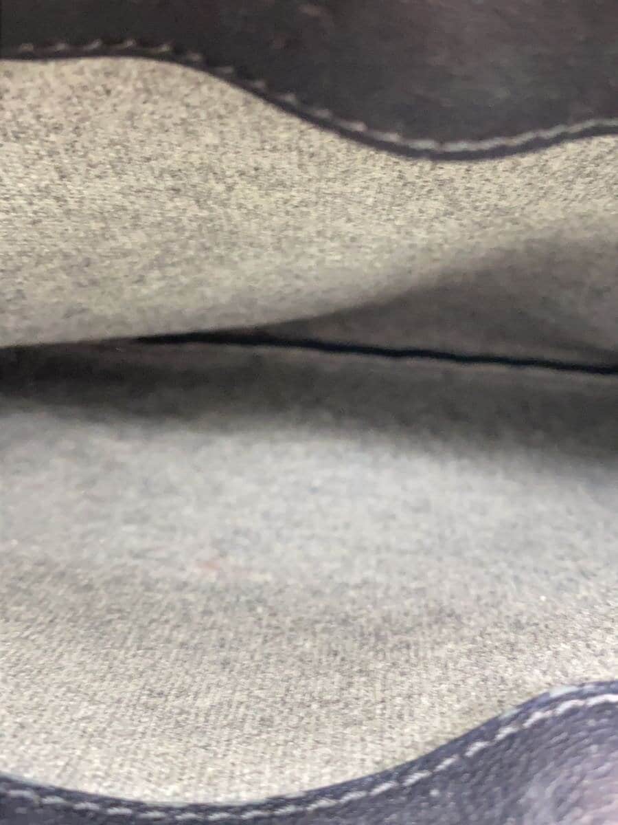 CELINE Shoulder Bag Leather BLK Trio 6