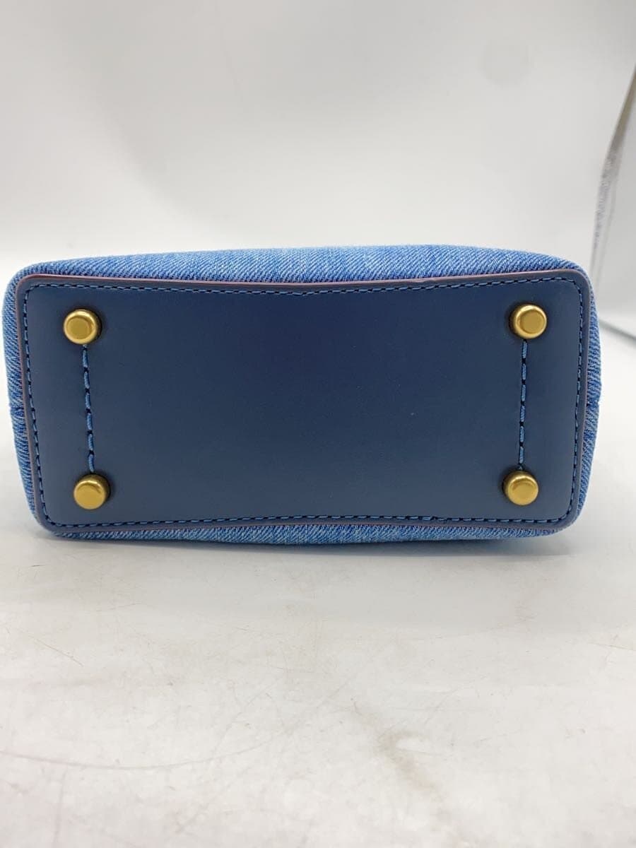 COACH Shoulder Bag Denim IDG CR677 4
