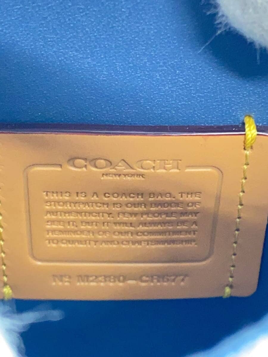 COACH Shoulder Bag Denim IDG CR677 5