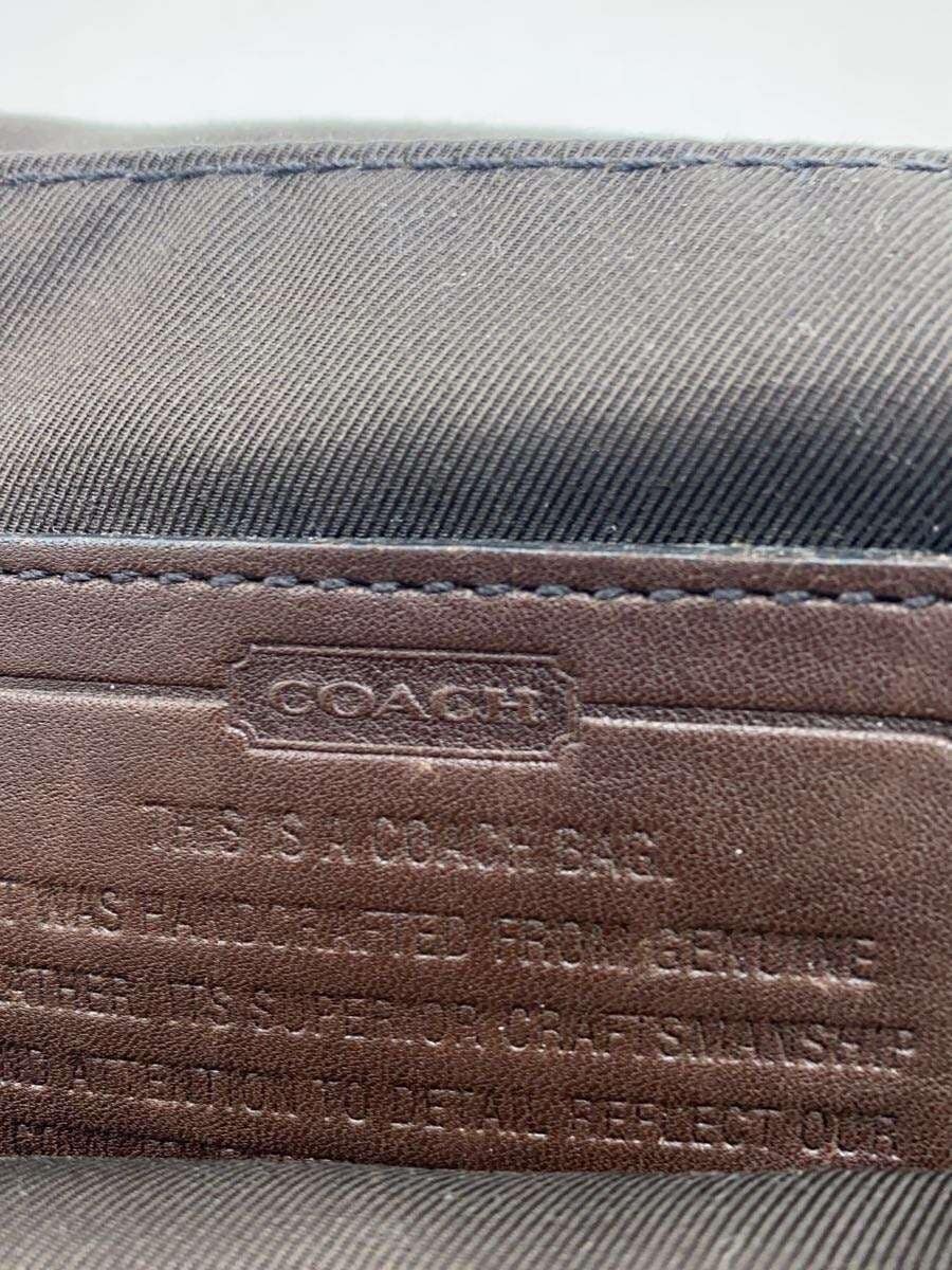 COACH Shoulder Bag Leather BRW 70796 5