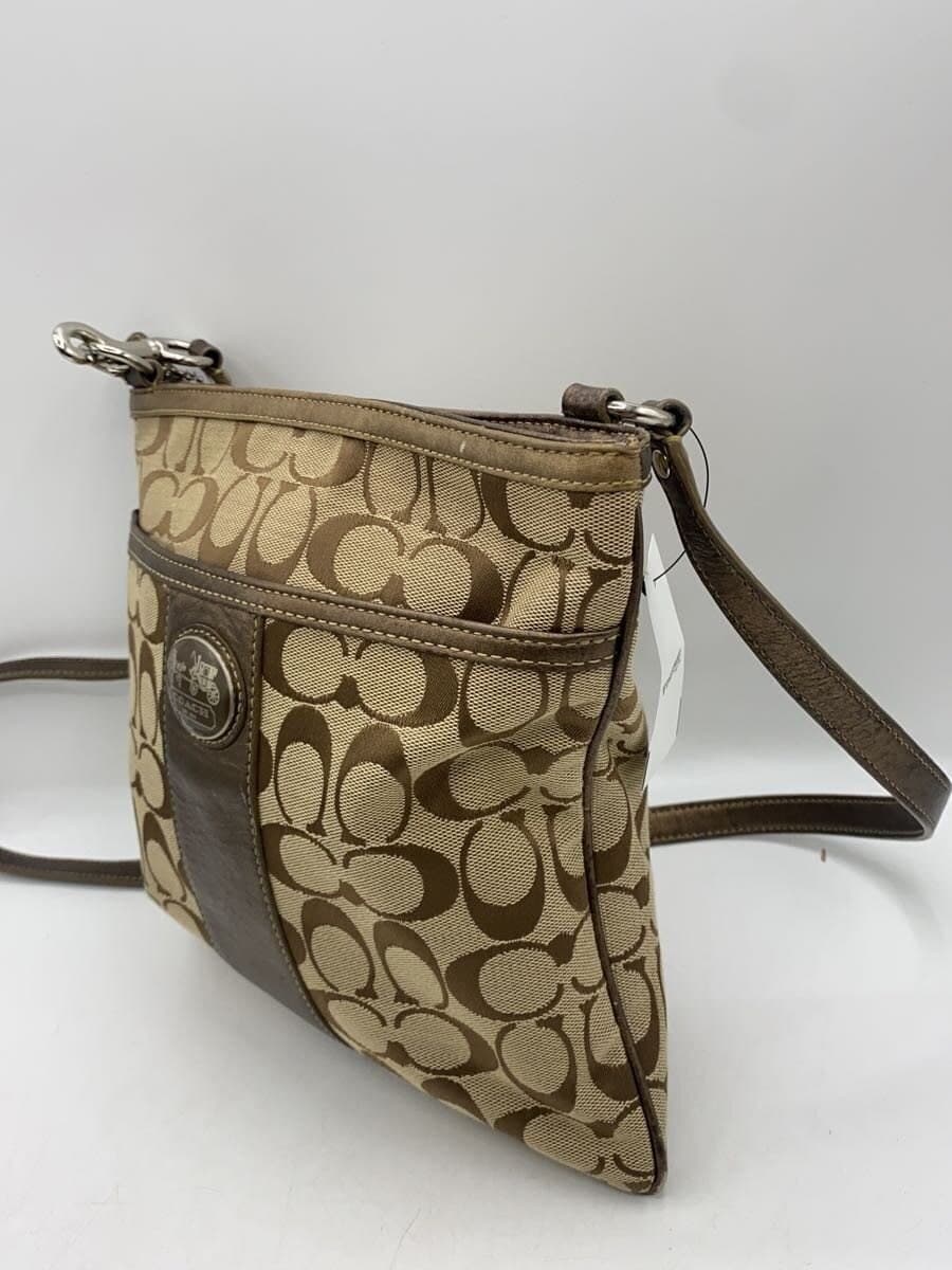 COACH Shoulder Bag Signature Canvas BRW 44799 2