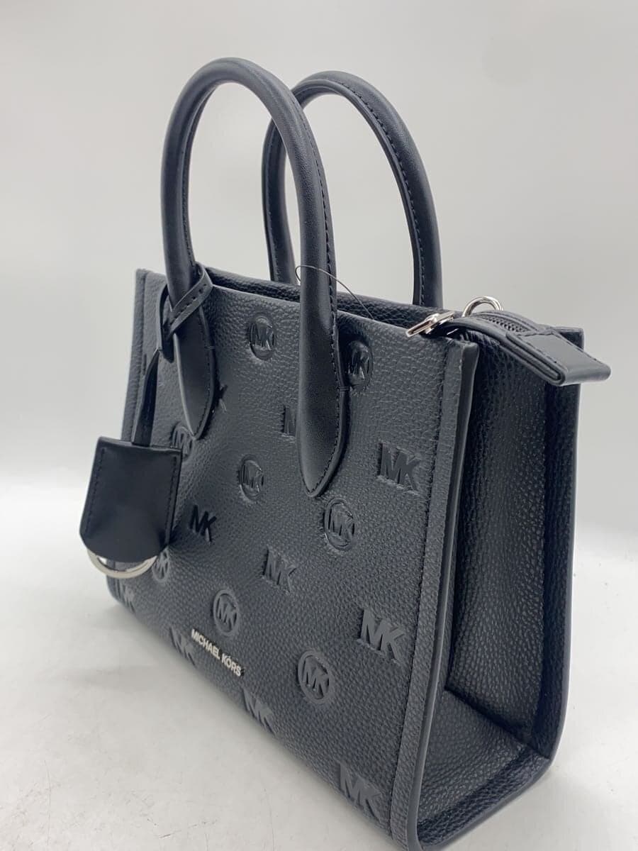 MICHAEL KORS Shoulder Bag Leather BLK 2