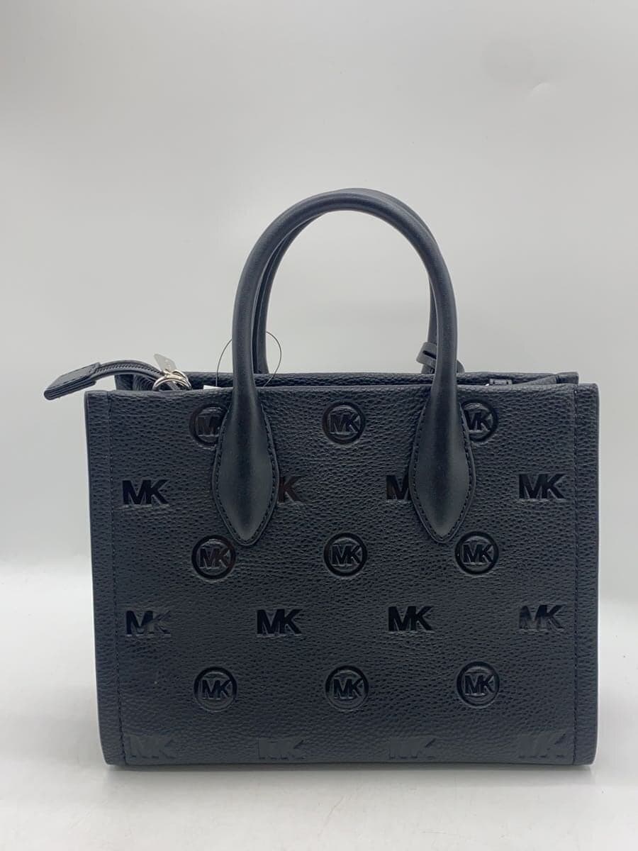 MICHAEL KORS Shoulder Bag Leather BLK 3