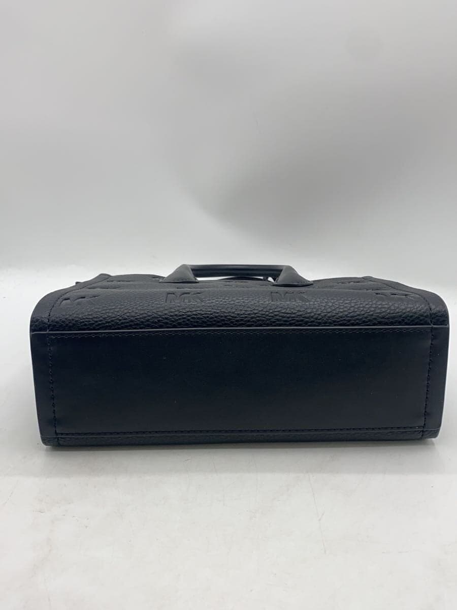 MICHAEL KORS Shoulder Bag Leather BLK 4