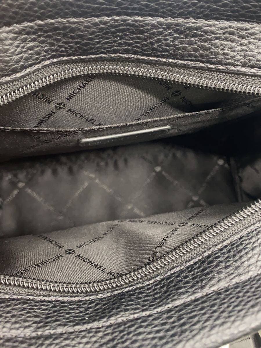 MICHAEL KORS Shoulder Bag Leather BLK 6