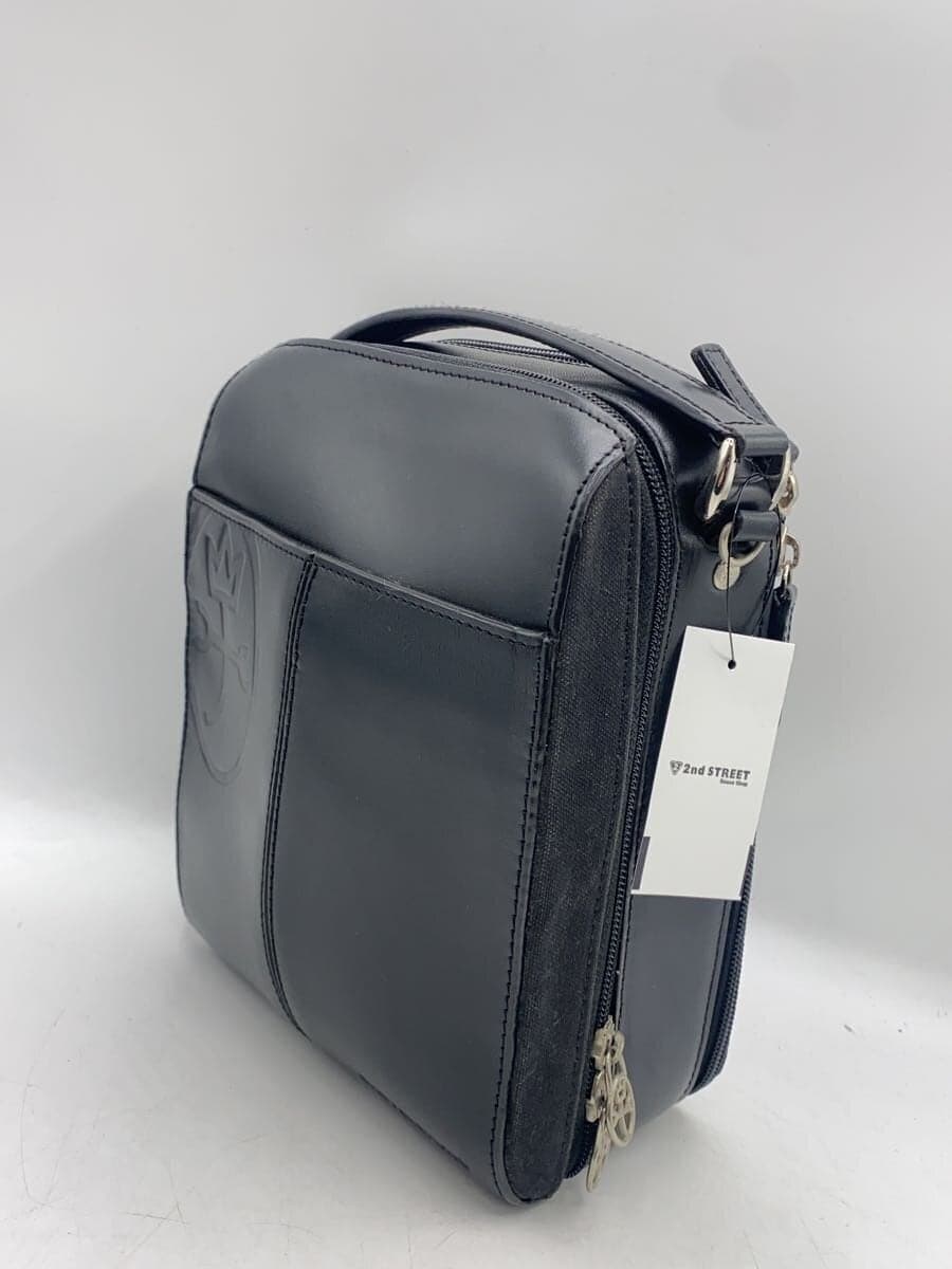 CASTELBAJAC shoulder bag leather BLK 2