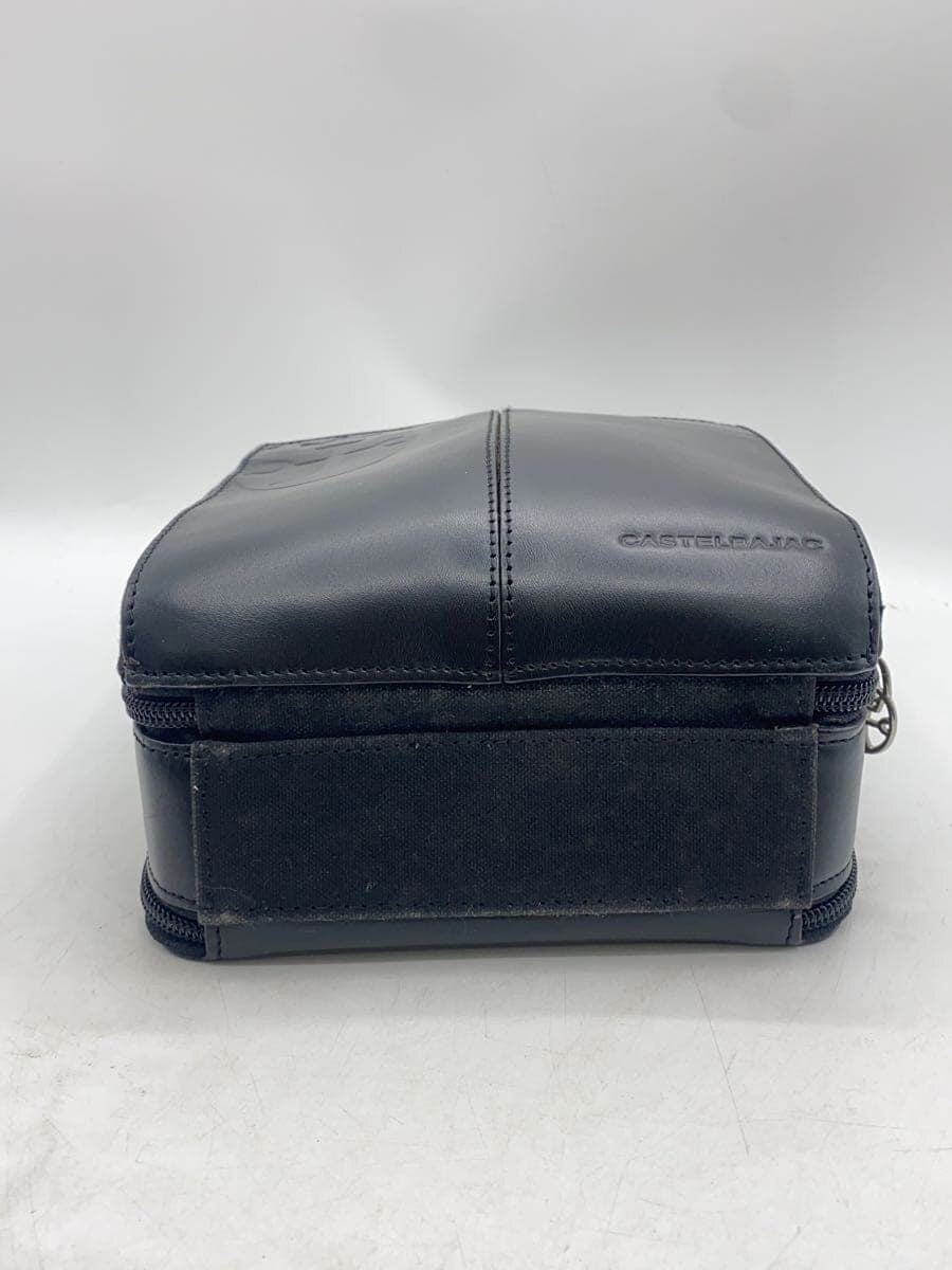 CASTELBAJAC shoulder bag leather BLK 4