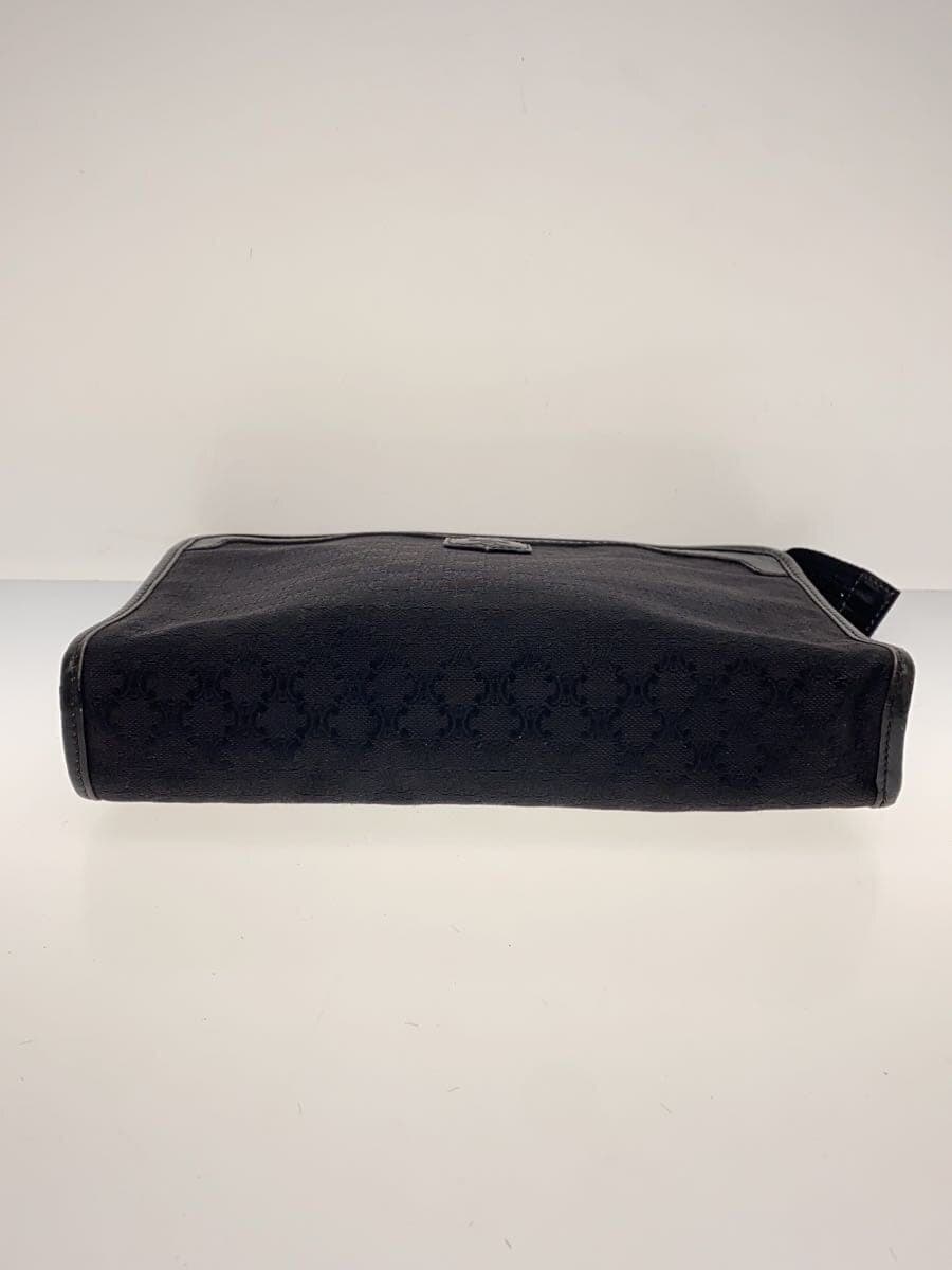 CELINE clutch bag BLK Macadam pattern 4