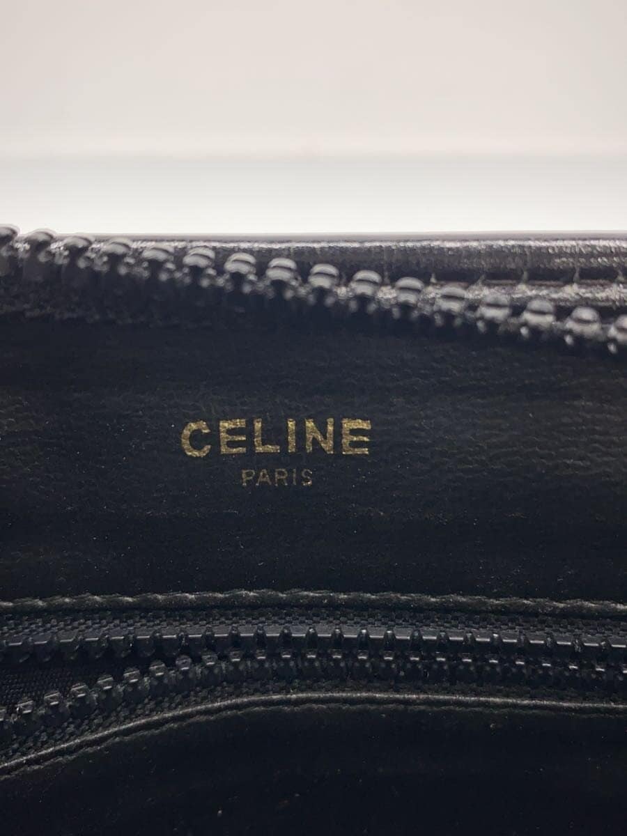 CELINE clutch bag BLK Macadam pattern 5