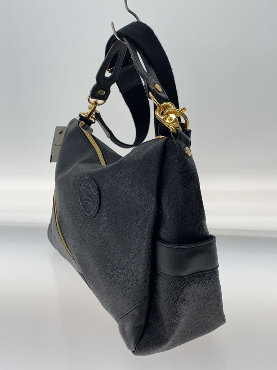 Orobianco Shoulder Bag Leather BLK Solid 2