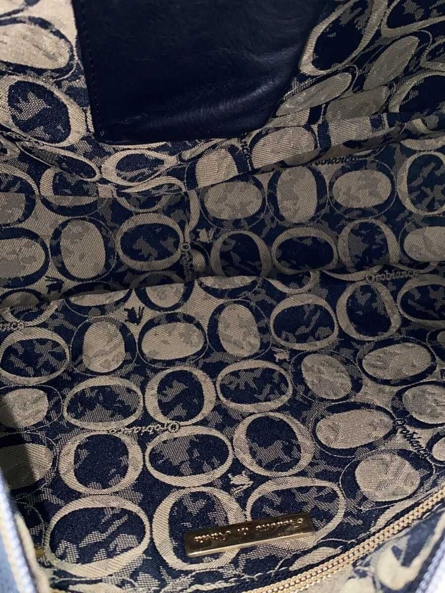 Orobianco Shoulder Bag Leather BLK Solid 6