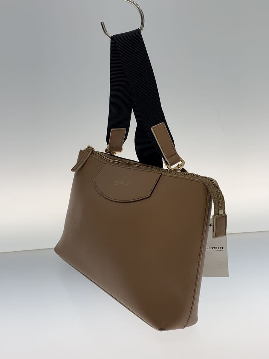 agnes b. shoulder bag acrylic BEG 2