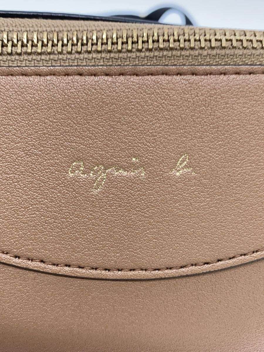 agnes b. shoulder bag acrylic BEG 5