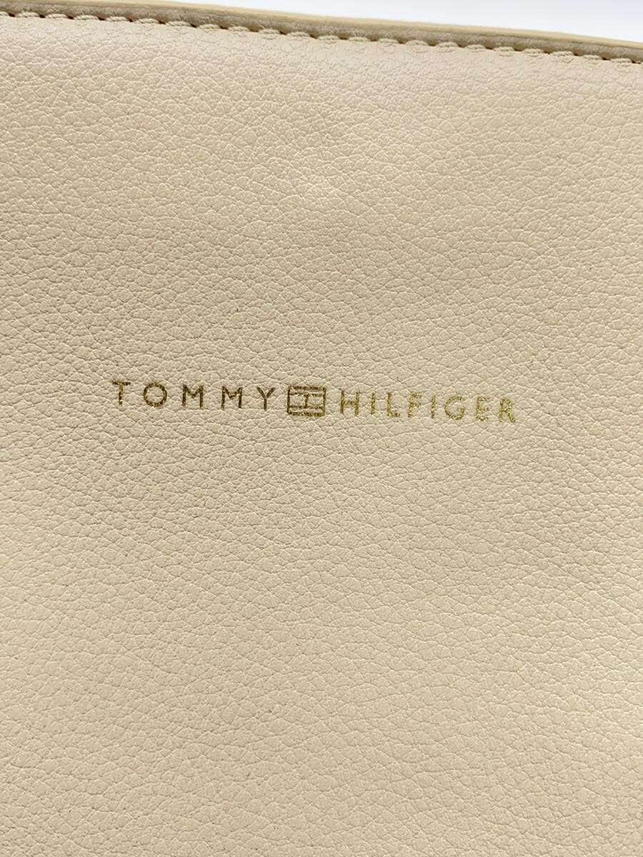 TOMMY HILFIGER tote bag -- BEG plain 5