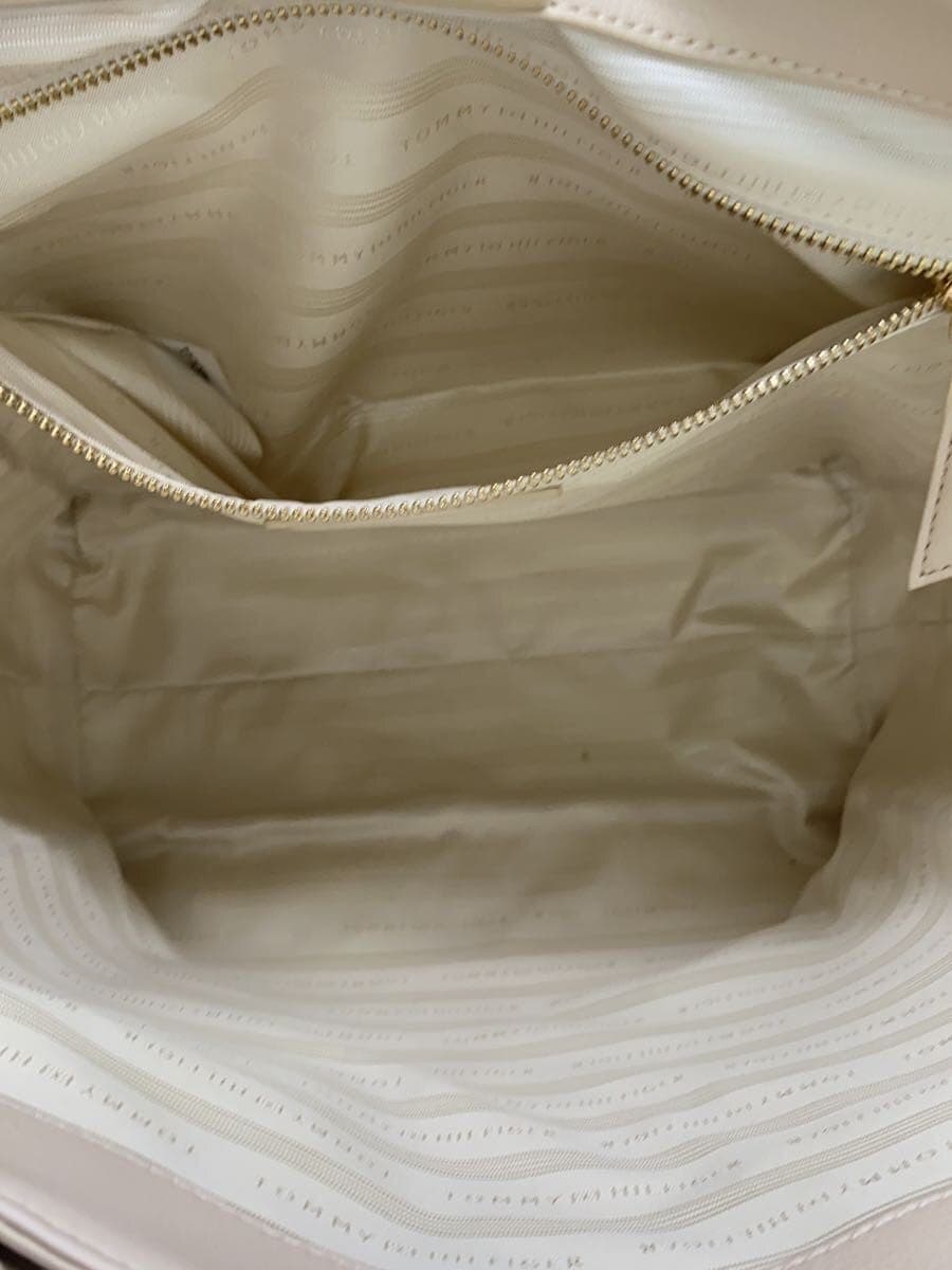 TOMMY HILFIGER tote bag -- BEG plain 6