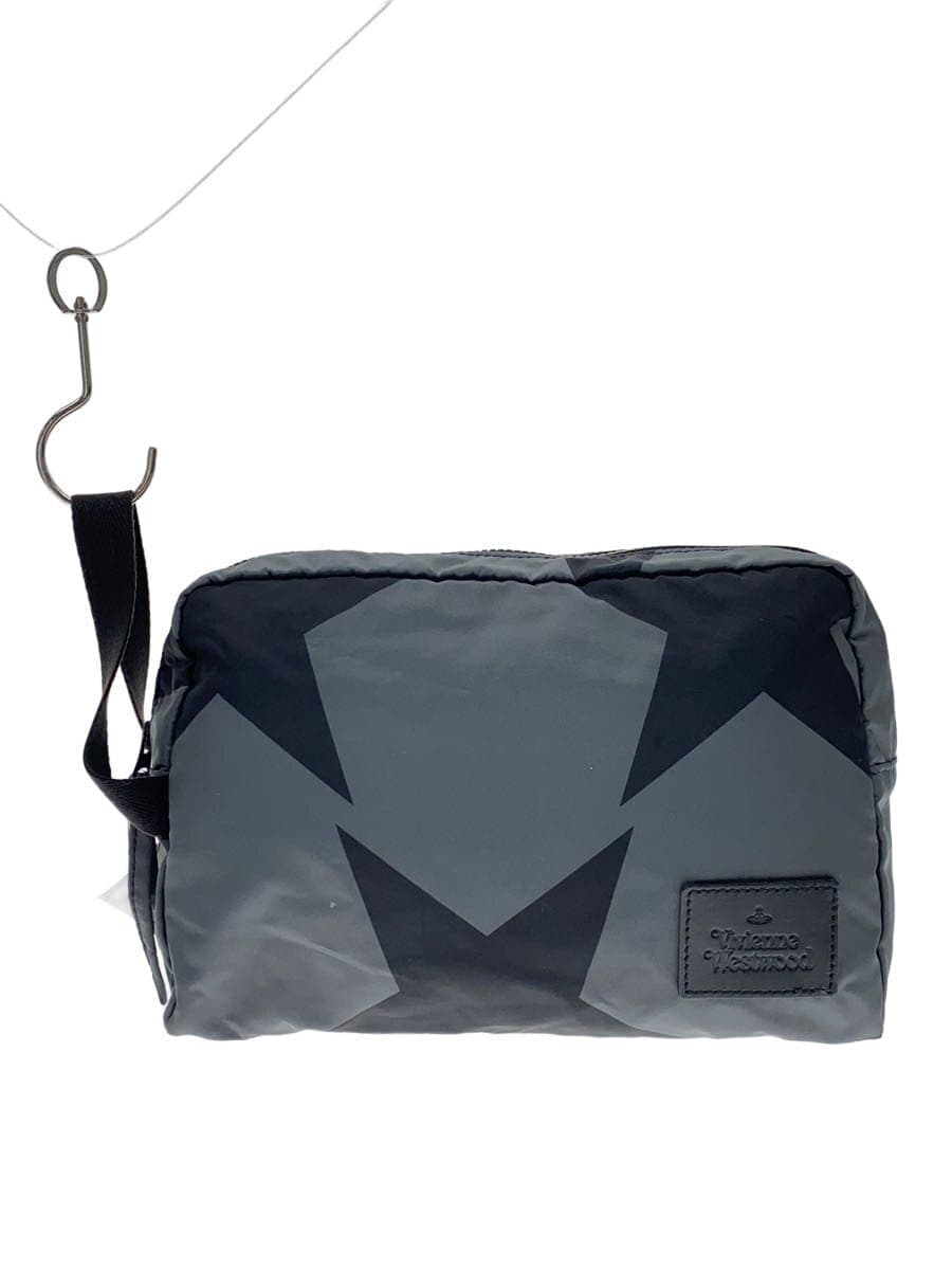 Vivienne Westwood pouch nylon GRY all-over pattern