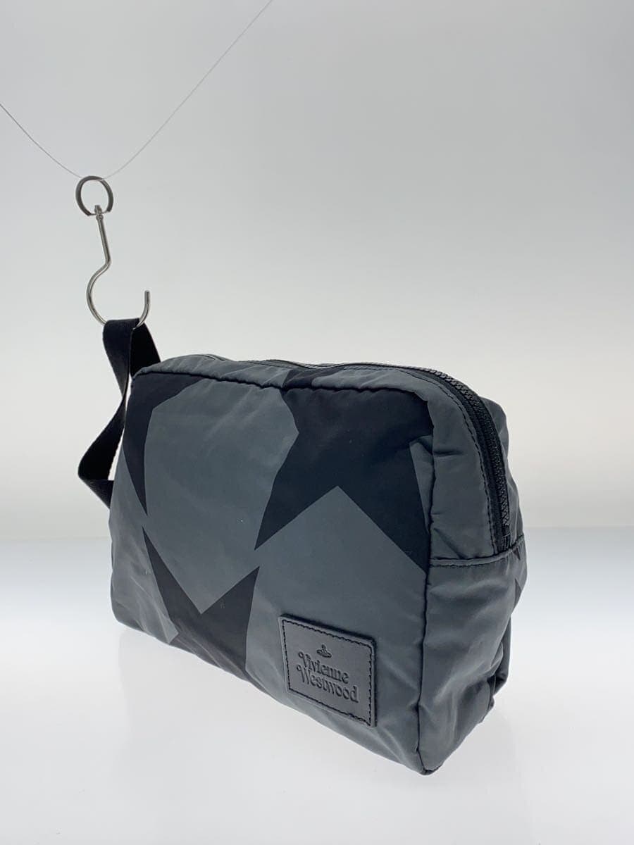 Vivienne Westwood pouch nylon GRY all-over pattern 2