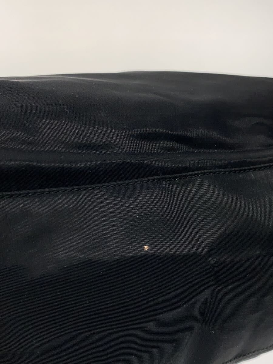 PRADA tote bag nylon black plain 7