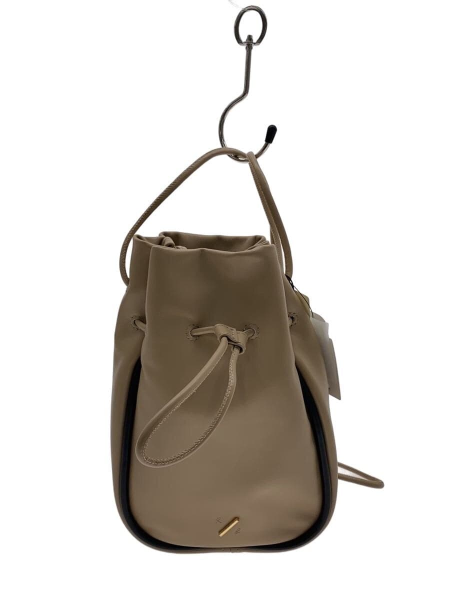 Other brand R b nestle to BEAURE bag cow leather BEG plain Rb-22106