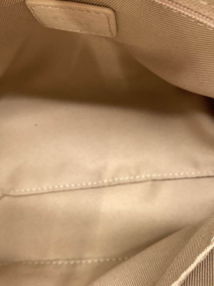 ear PAPILLONNER shoulder bag leather cream plain EAZ1051612A0001 6