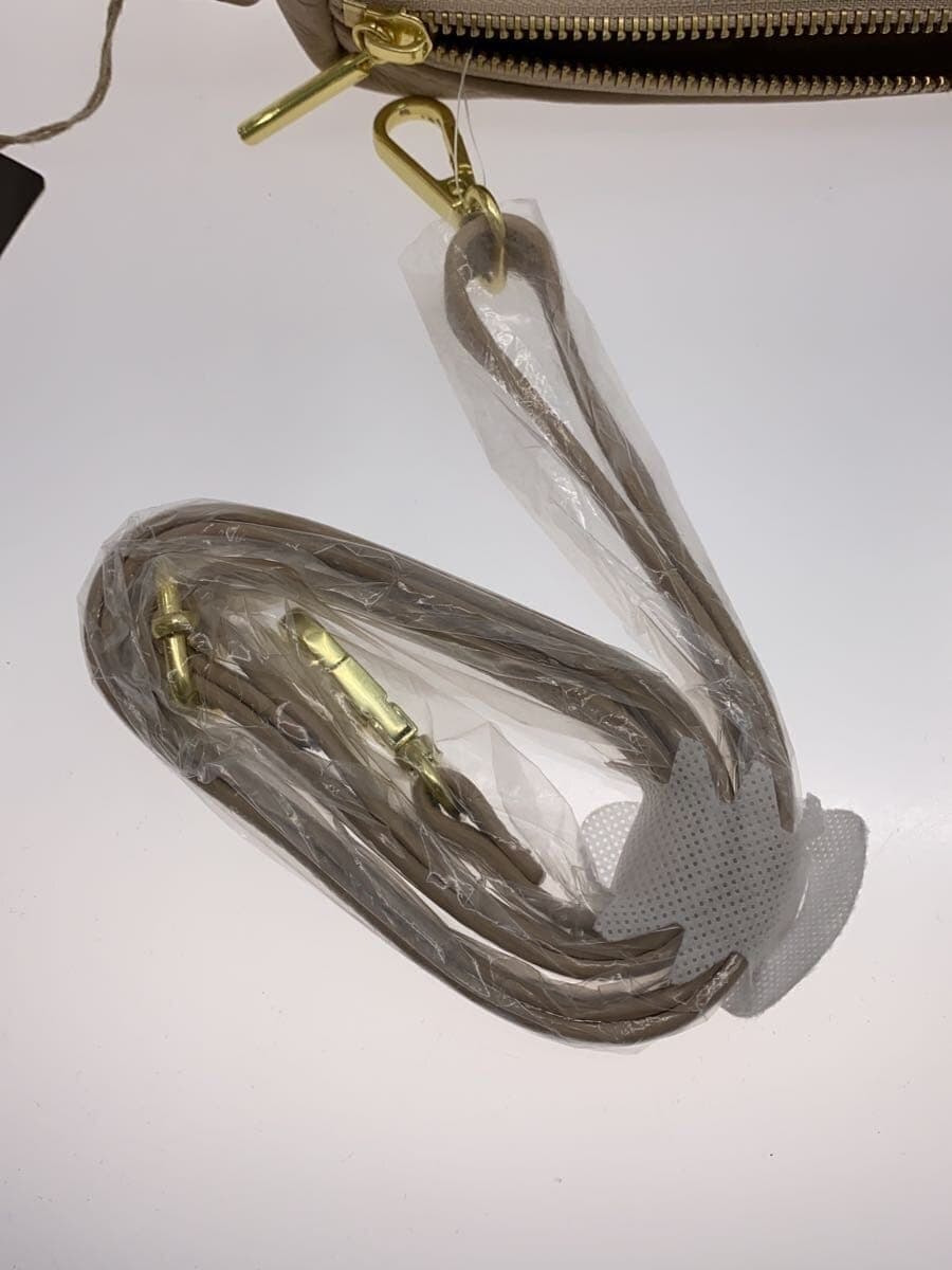 ear PAPILLONNER shoulder bag leather cream plain EAZ1051612A0001 7