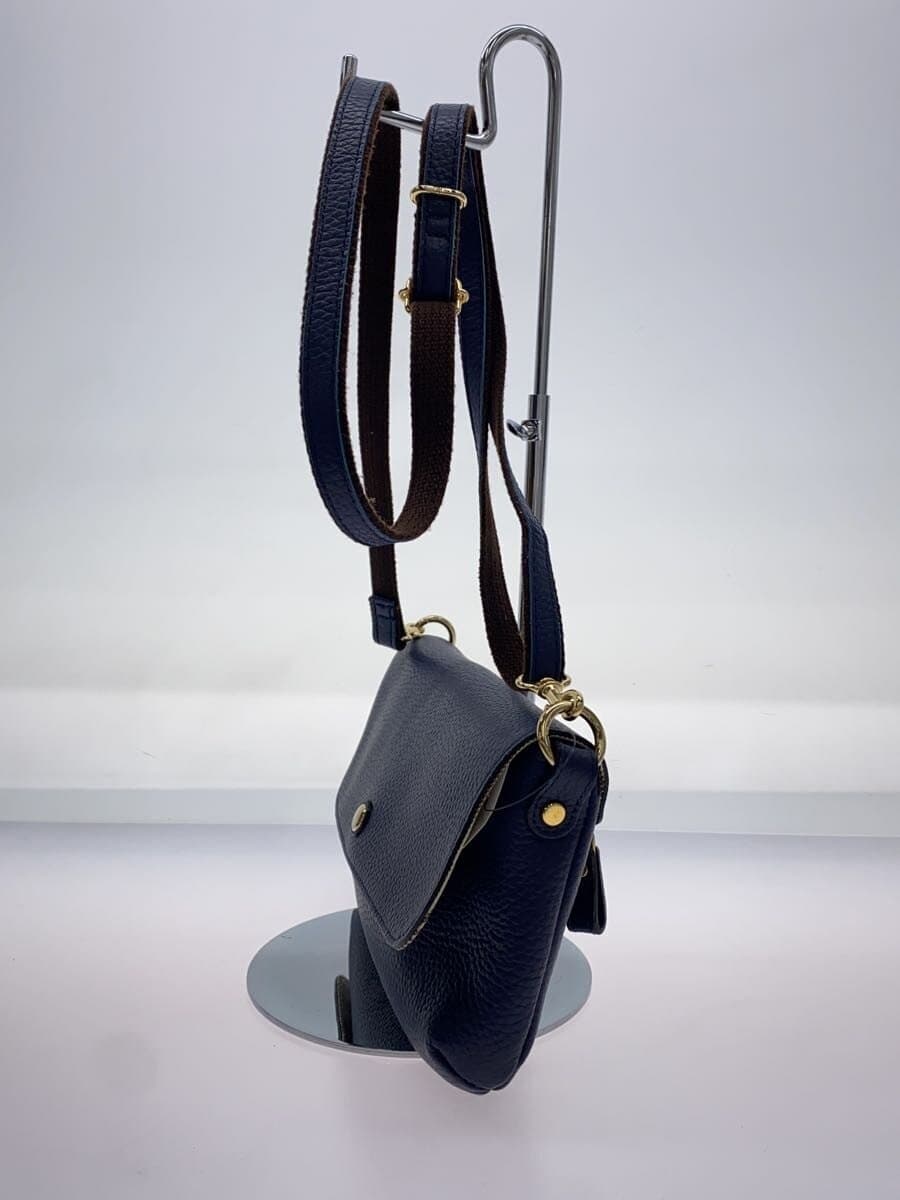 Other Brand La Deesse crescend Shoulder Bag Leather BLU 2