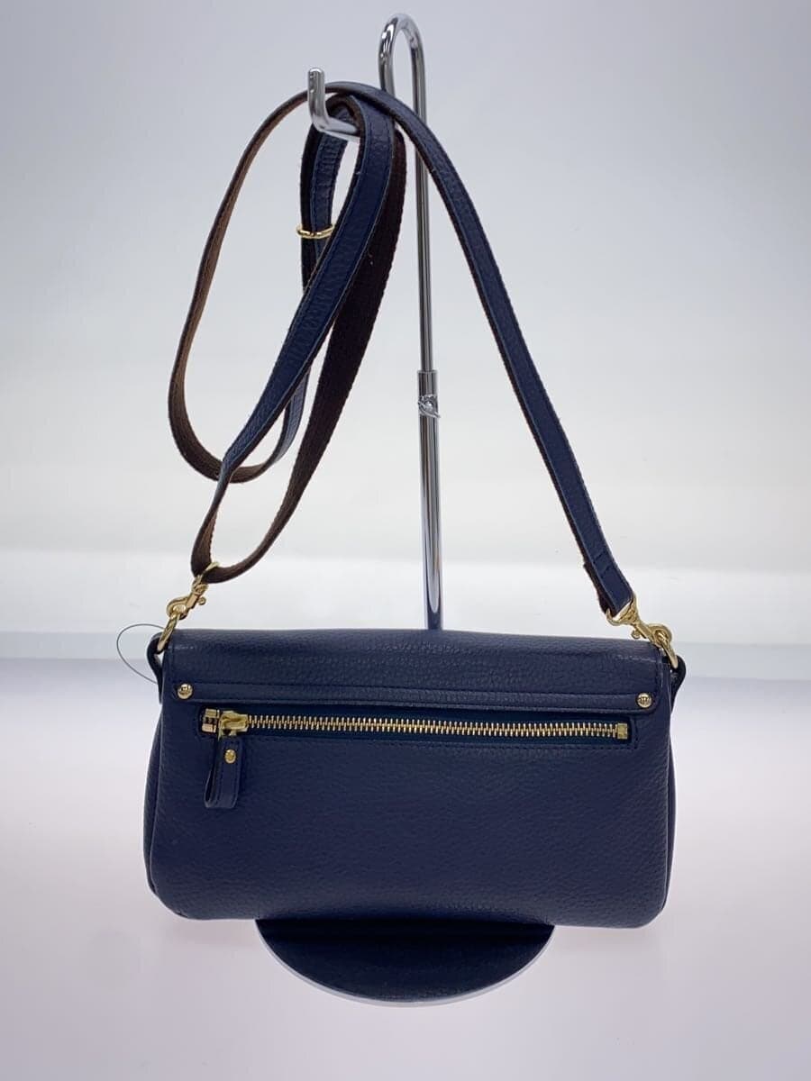 Other Brand La Deesse crescend Shoulder Bag Leather BLU 3