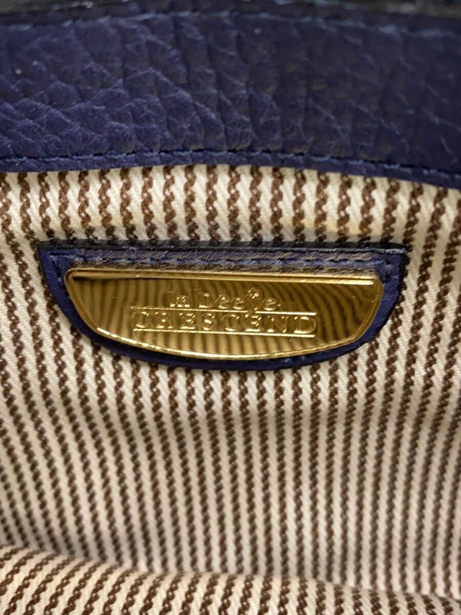 Other Brand La Deesse crescend Shoulder Bag Leather BLU 5