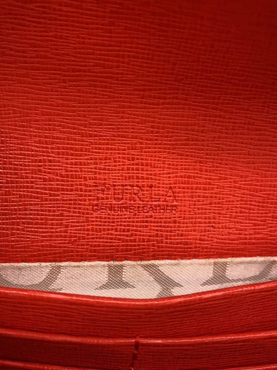 FURLA Metropolis Shoulder Bag Leather RED 5