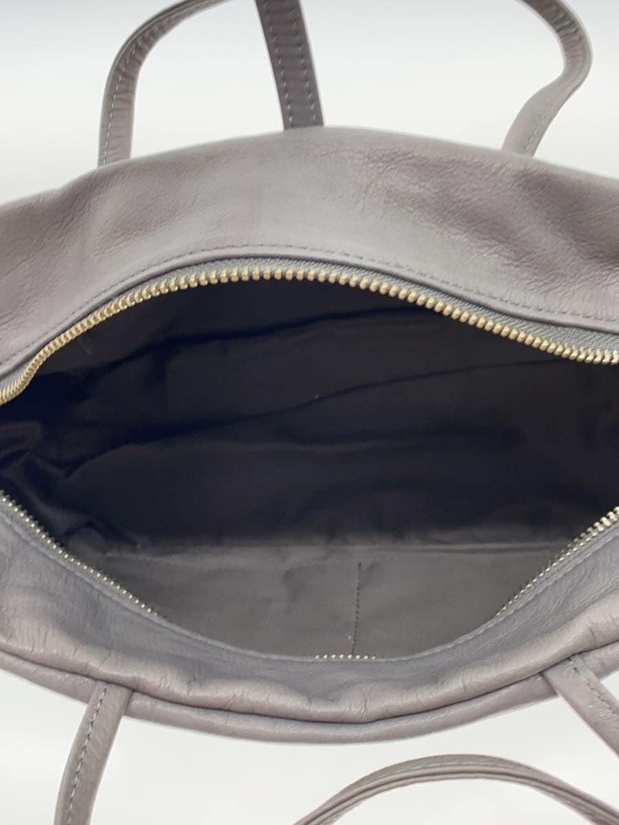 Other brand les basiques 2WAY SOFT TOTE Tote bag Leather GRY 5