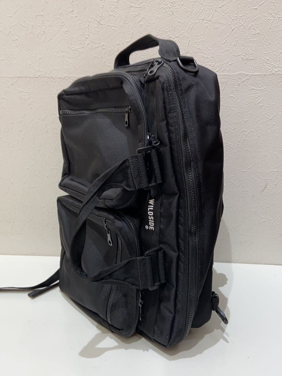 WILDSIDE YOHJI YAMAMOTO 3WAY Bag Nylon Black Plain WS-I11-660 2