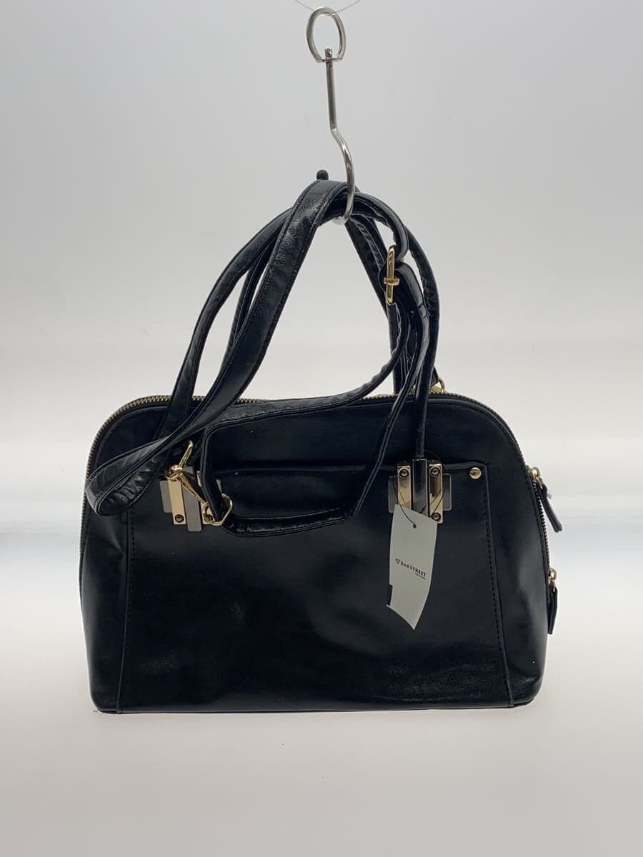 D.KELLY Shoulder Bag Leather BLK 3