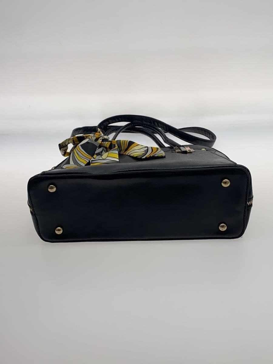 D.KELLY Shoulder Bag Leather BLK 4