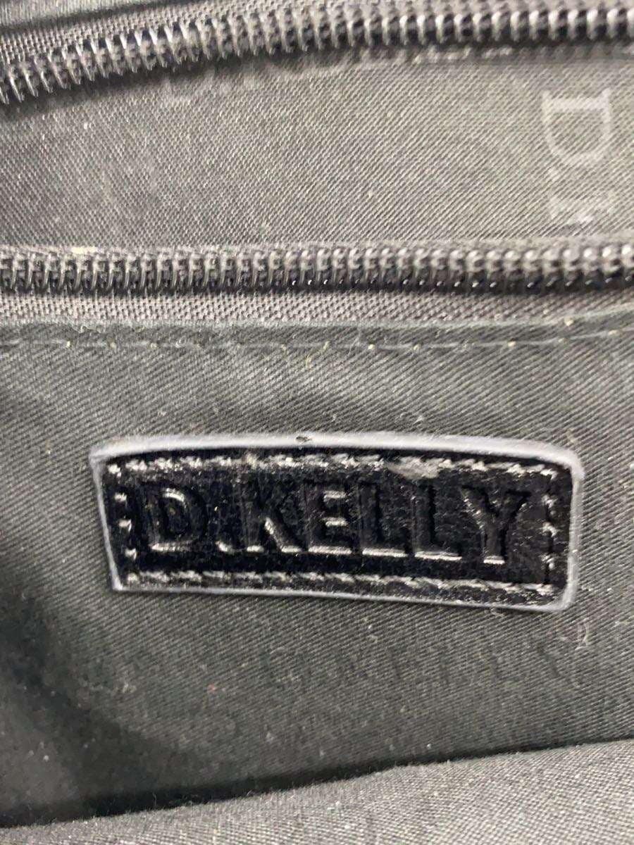D.KELLY Shoulder Bag Leather BLK 5