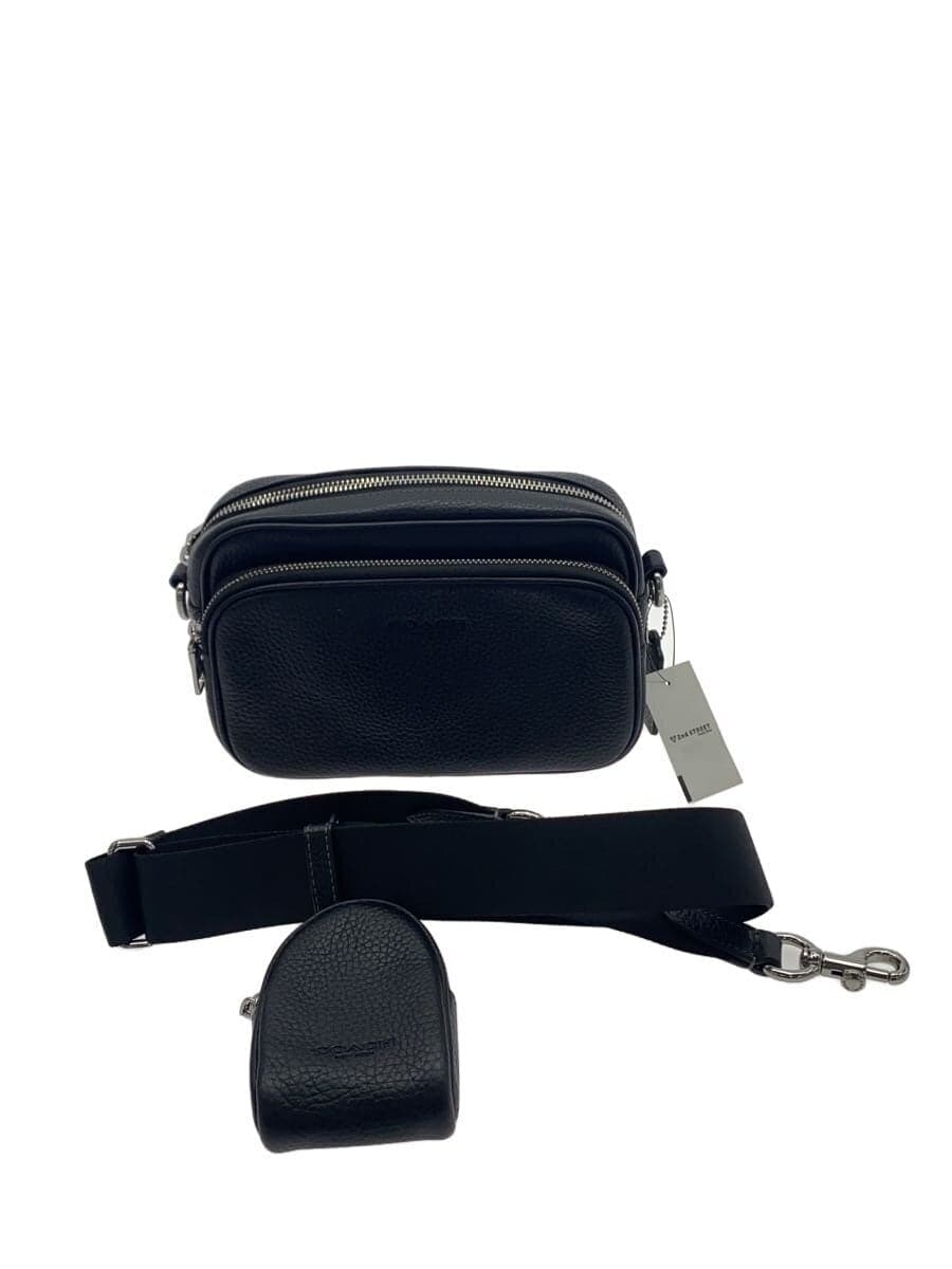 COACH Shoulder Bag Leather BLK CDB24