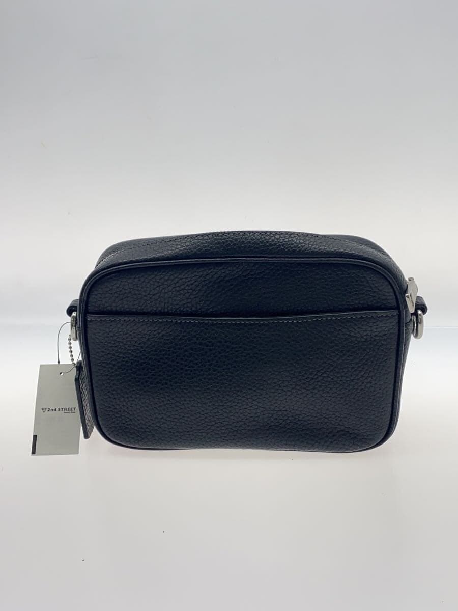 COACH Shoulder Bag Leather BLK CDB24 3