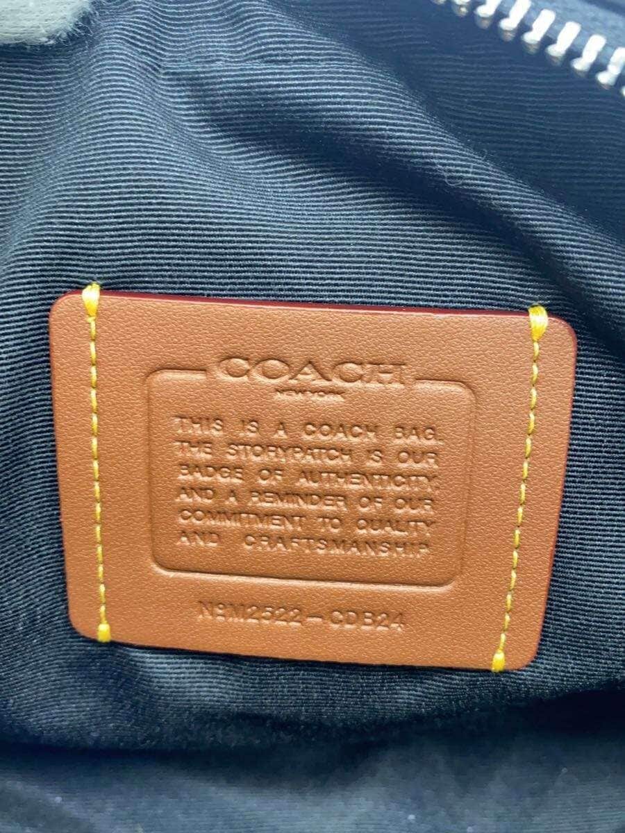 COACH Shoulder Bag Leather BLK CDB24 5