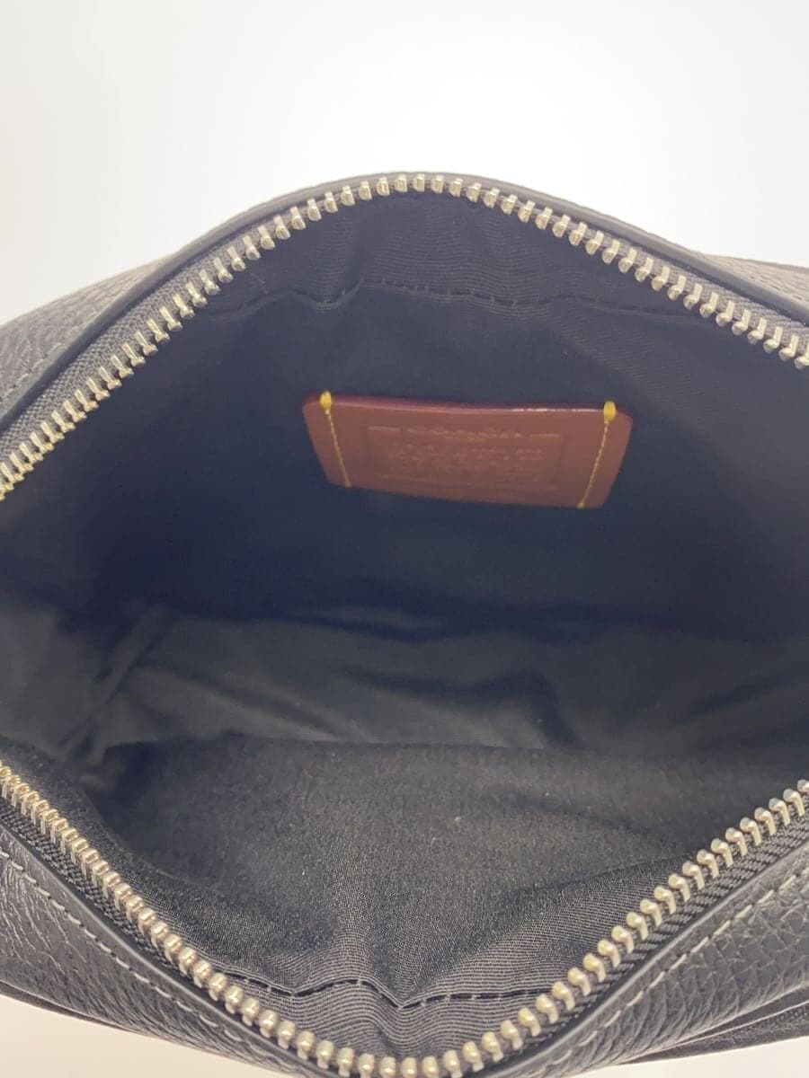 COACH Shoulder Bag Leather BLK CDB24 6