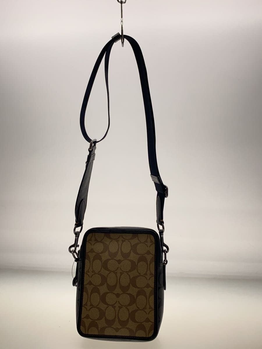 COACH Shoulder Bag Leather BLK CC090 3