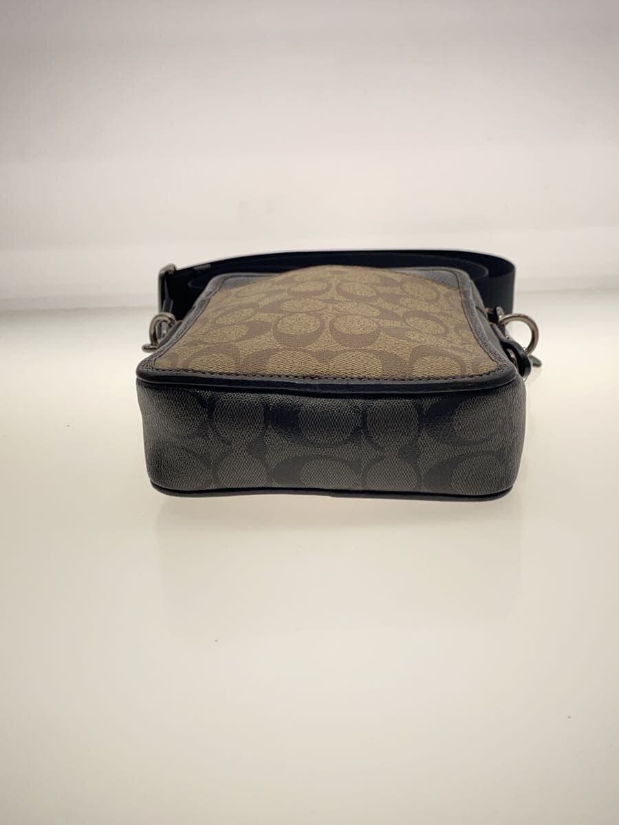 COACH Shoulder Bag Leather BLK CC090 4