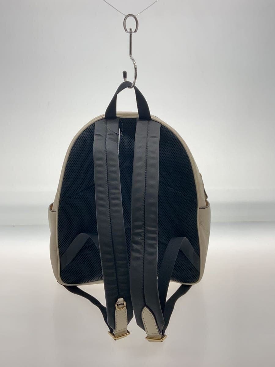 COACH Backpack Leather WHT 5666 3